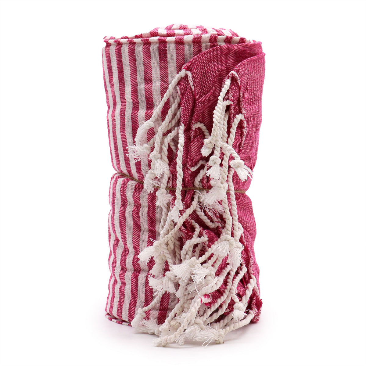 Cotton Pareo Towel - 100x180 cm - Hot Pink – view 5