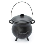 Extra Large Cast Iron Cauldron with Triple Moon 23x18cm – view 4