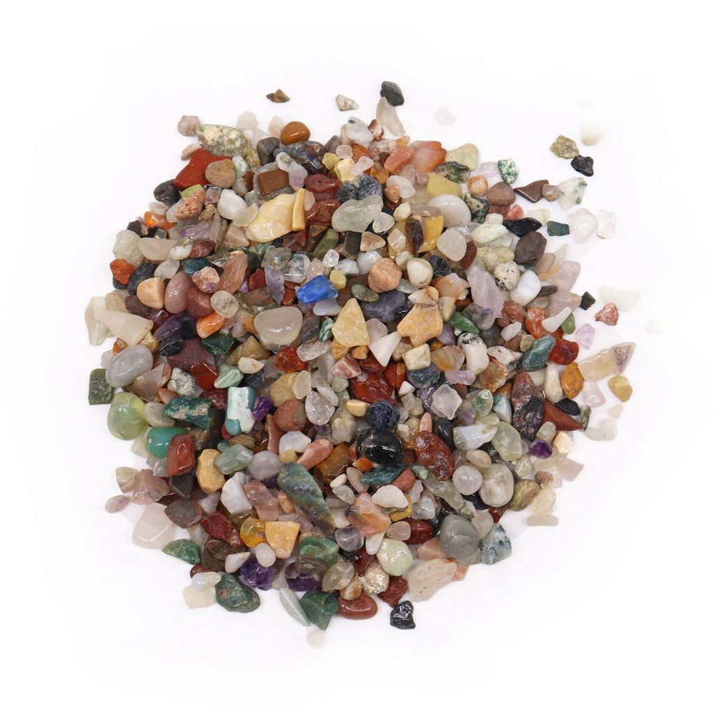 Mixed Natural Gemstone Chips - 1kg Bulk Bag – view 3