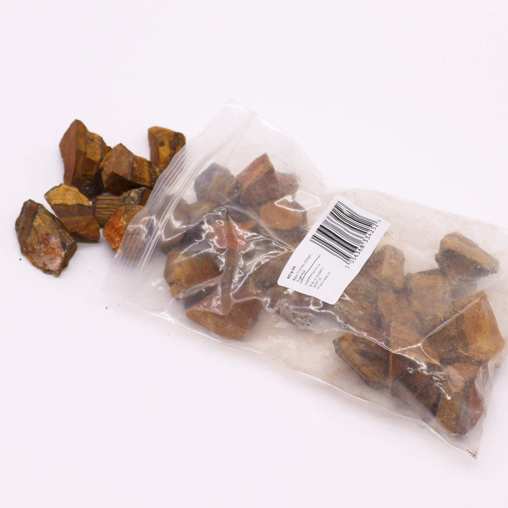Raw Tiger Eye Crystal Chunks, 500g – view 4