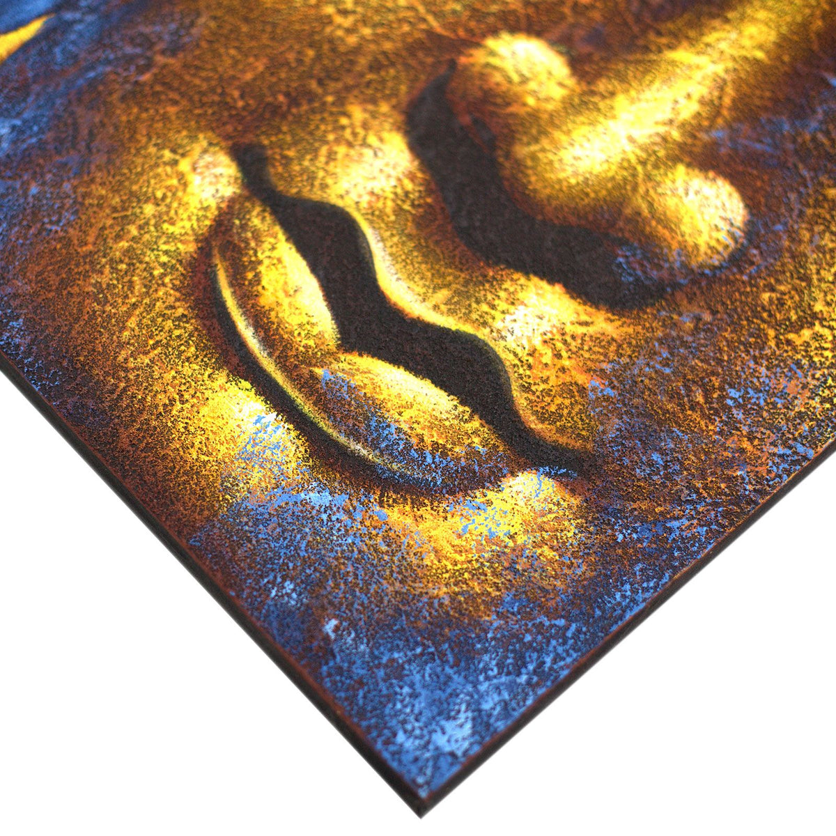Buddha Painting, Gold Face & Lotus Flower - 80 x 60cm – view 6