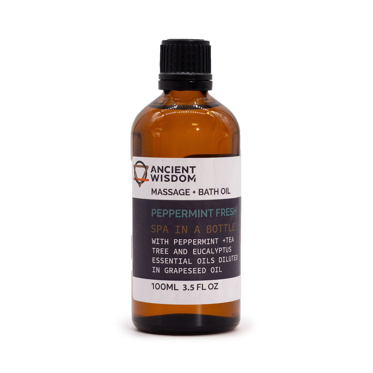 Peppermint Fresh Massage Oil with Tea Tree and Eucalyptus - 100ml – view 6