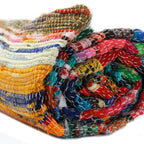 Luxury Rag Rug, Natural - 155 x 90cm – view 4