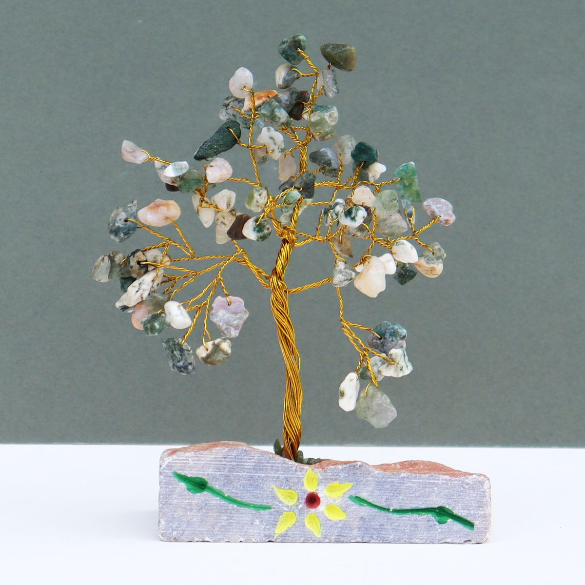Tree Agate Gemstone Tree - 80 Stones – view 2