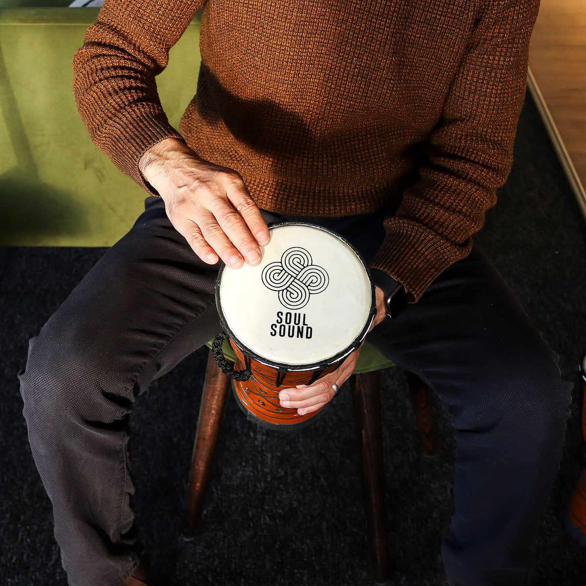 Soul Sound Djembe Drum - Small 30cm, 15cm Head – view 5