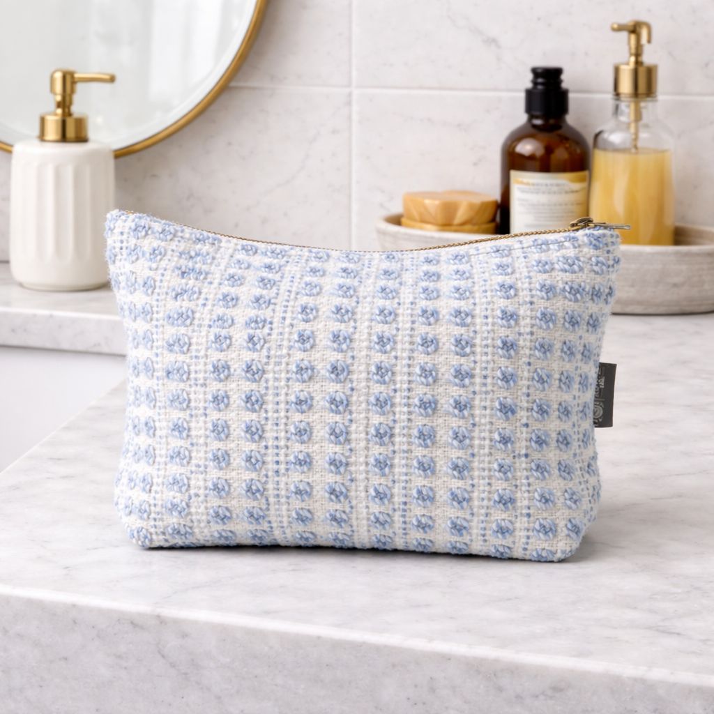 Nomad Sari Jacquard Toiletry Bag - Indigo Echo – view 8