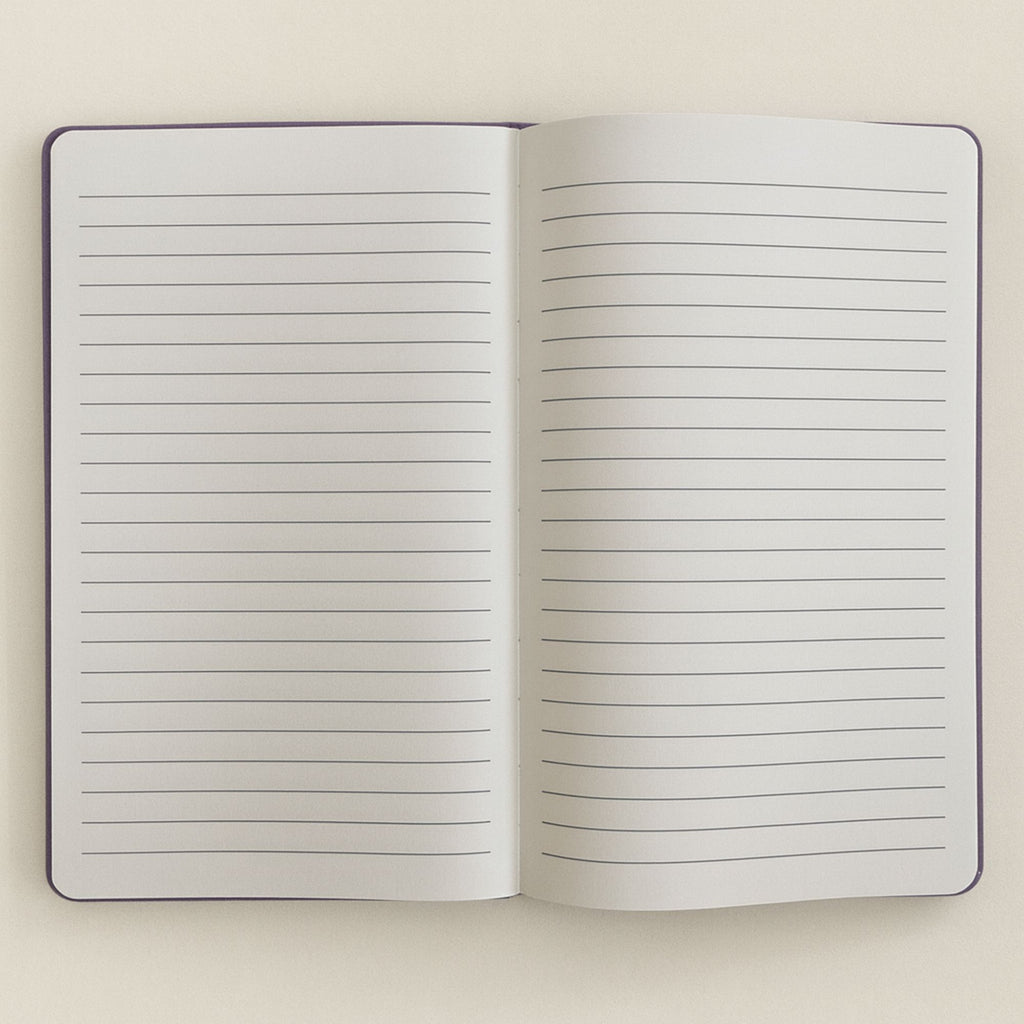 Purple Velvet Notebook, Create Magic, 80 Lined Pages – view 2