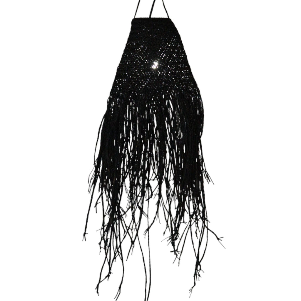 Black Braided Suspension Lamp Shade - 20x15cm – view 2