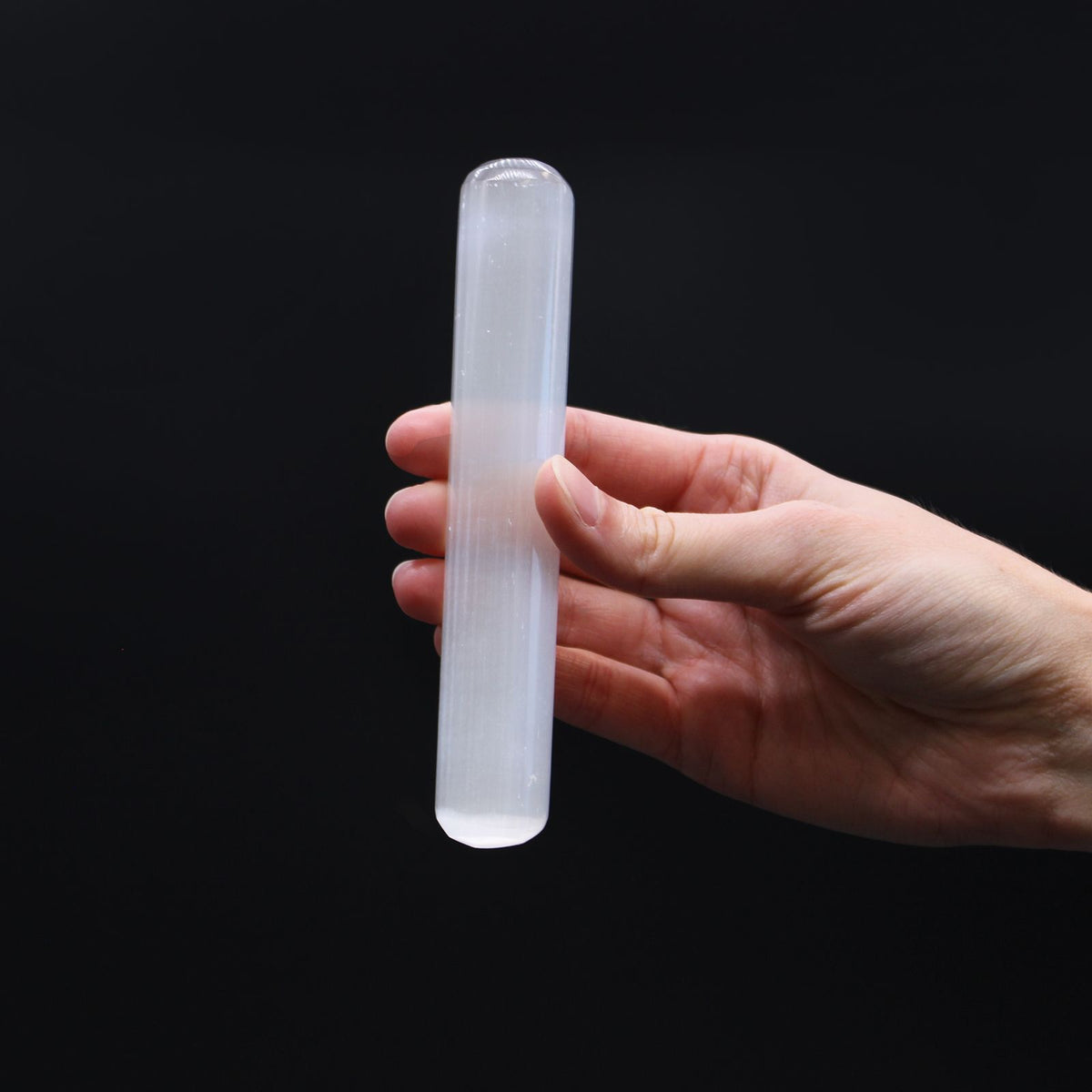 Selenite Wand 16 cm - Rounded Both Ends