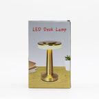 Touch Lamp, Tall Bronze and Gold Stem, USB-C Rechargeable – view 4