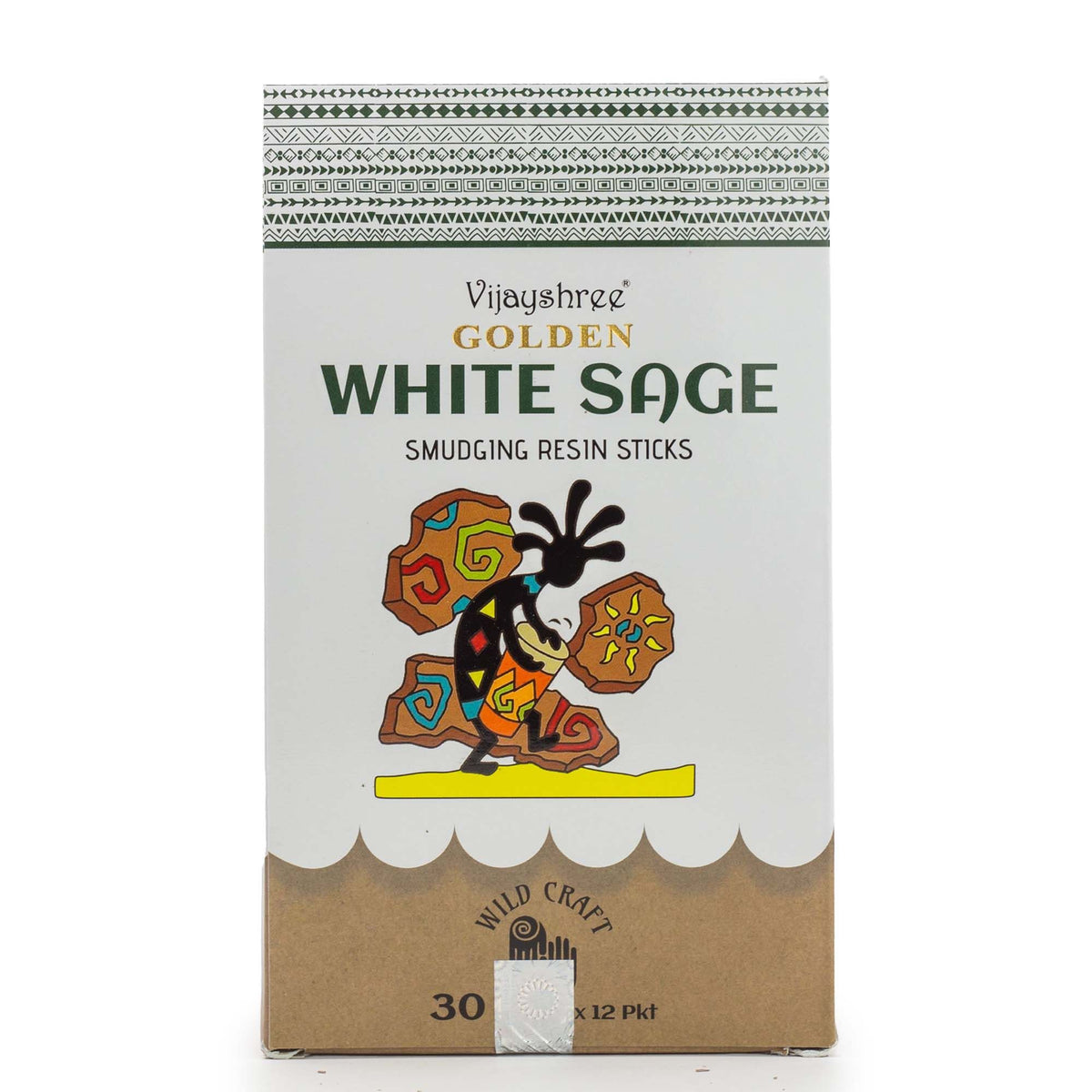 Golden White Sage Smudging Resin Sticks - 30g Pack of 6 – view 2