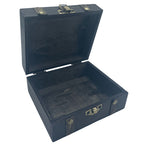 Grey Square Tea Chest, Vintage Style – view 2
