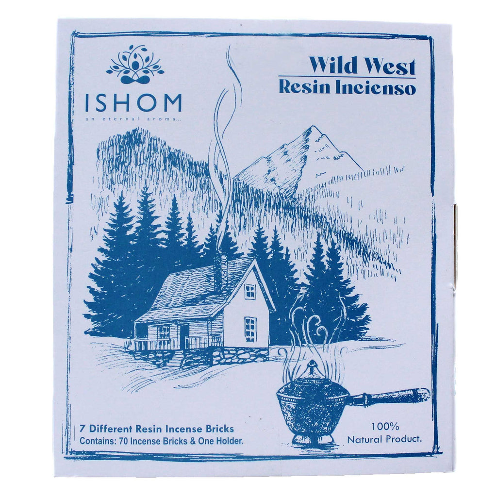 Set of 70 Wild West Incense Bricks with Terracotta Burner – view 4