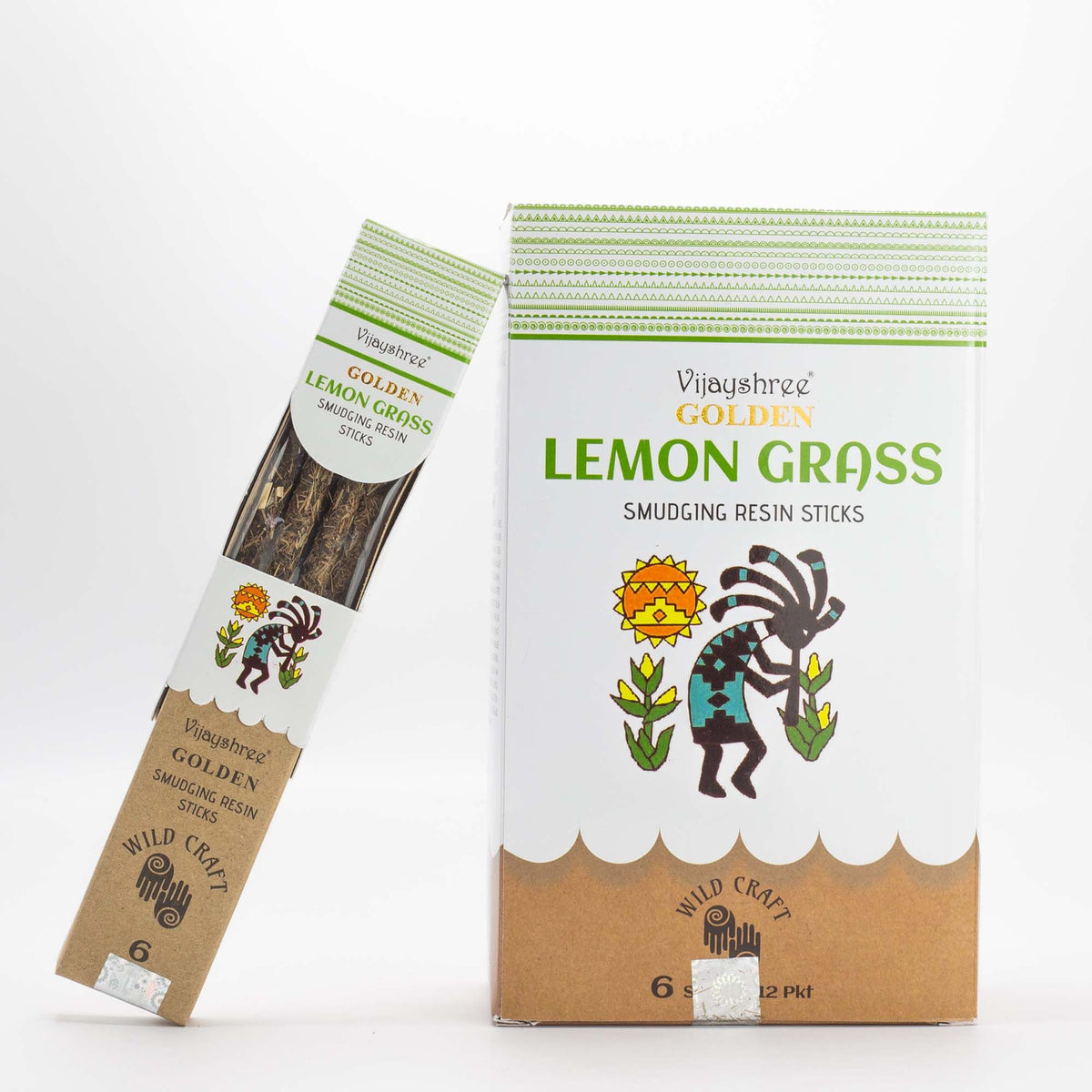 Golden Lemon Grass Smudging Resin Sticks - 30g – view 9