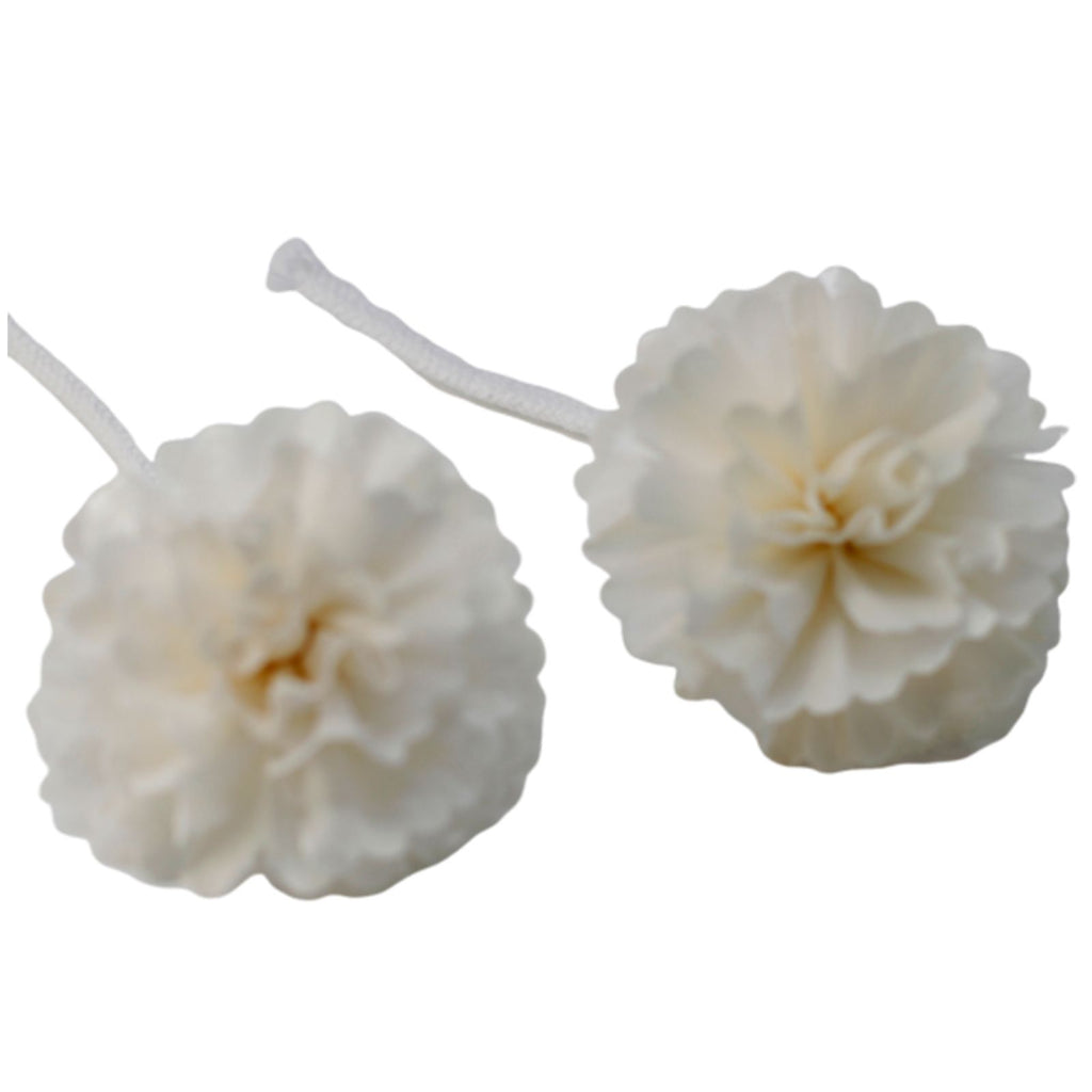 Sola Wood Carnation Diffuser Flowers on String, Medium, Set of 4 – view 5