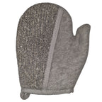 Bamboo & Linen Bath Glove - Charcoal – view 2