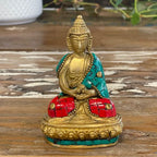Brass Buddha Figure - Blessing - 7.5 cm – view 3