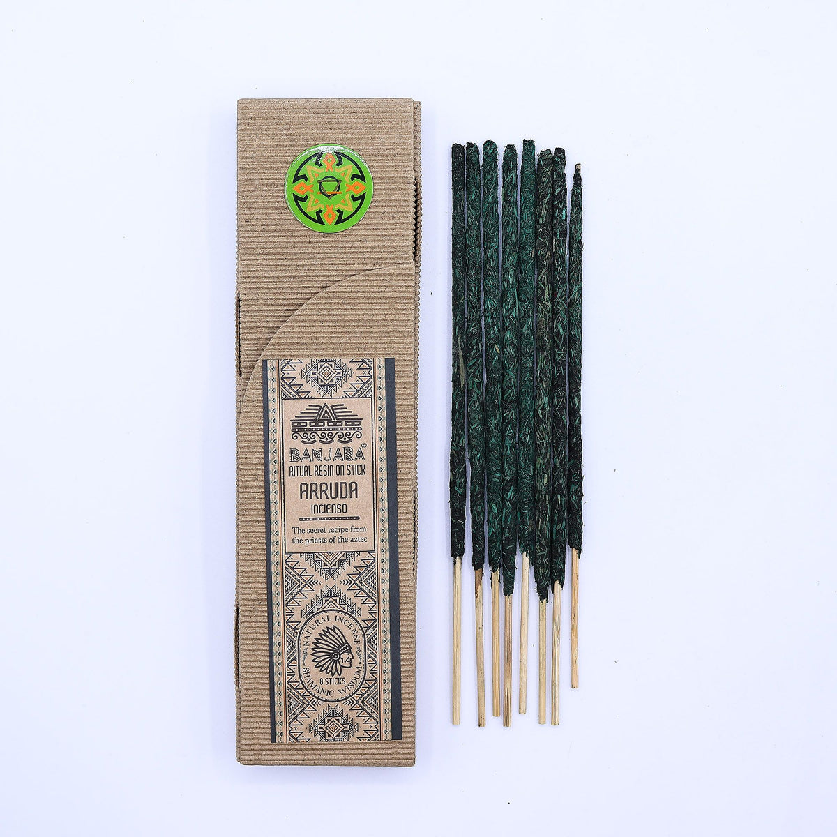Rue (Arruda) Resin on Stick Incense, Pack of 8 – view 2