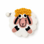 Felt Zipper Pouches Happy Sheep Set of 3 – view 2