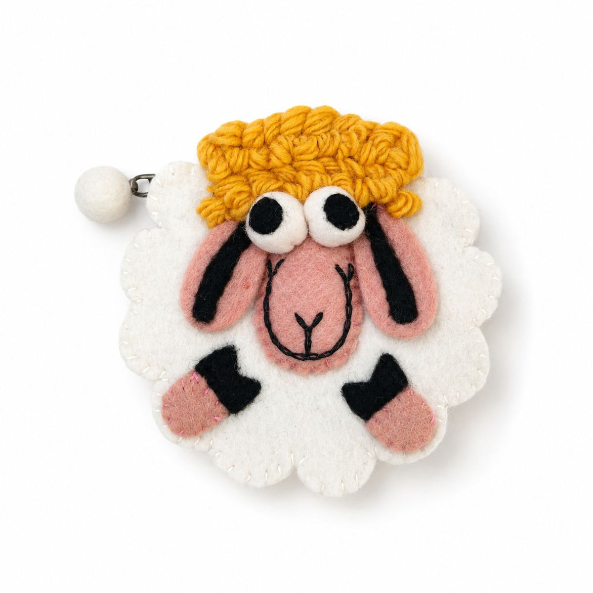 Felt Zipper Pouches Happy Sheep Set of 3 – view 2