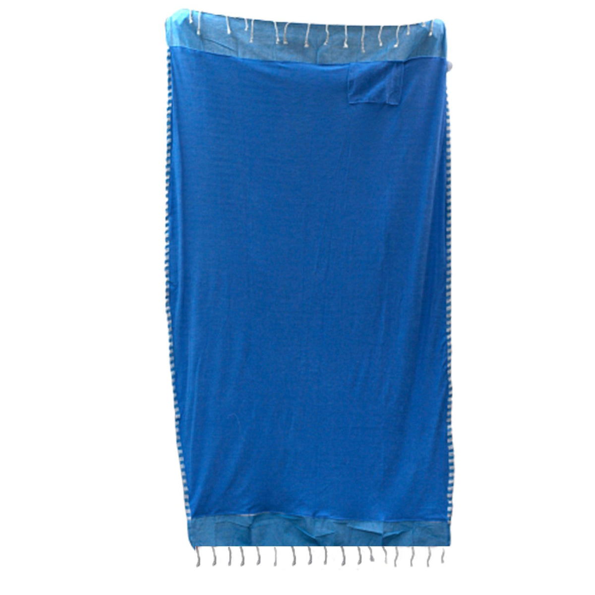 Cotton Pareo Towel - 100x180 cm - Sky Blue – view 7