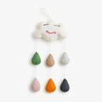 Handmade Felt Mobile, Mini Happy Clouds – view 3