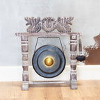 Small Gong in Black Stand - 25cm – view 14