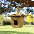 Small Square Seagrass Birdhouse, 18 x 13 cm