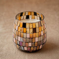 Medium Glass Jar Candle - Amber Mosaic