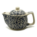 Small Herbal Teapot with Strainer - Blue Pattern – view 2