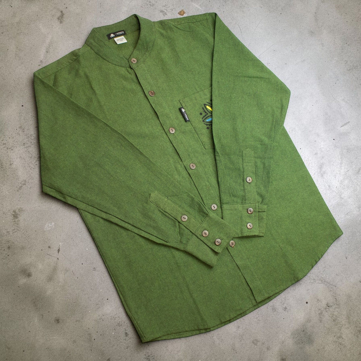 Nomad Sari Kathmandu Shirt - Forest Green - XL – view 5