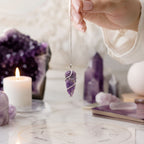Raw Gemstone Pendulum - Amethyst – view 4