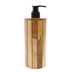 Natural Teakwood Soap Dispenser - Round – view 3