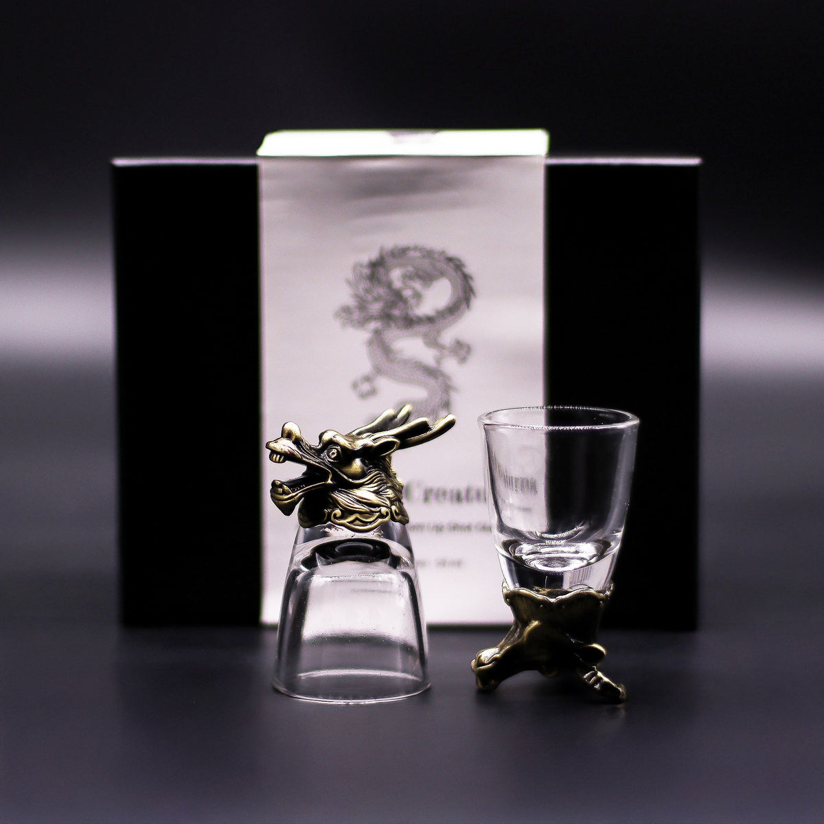 Set of 6 Wild Forest Creatures Shot Glasses - 50ml – view 5