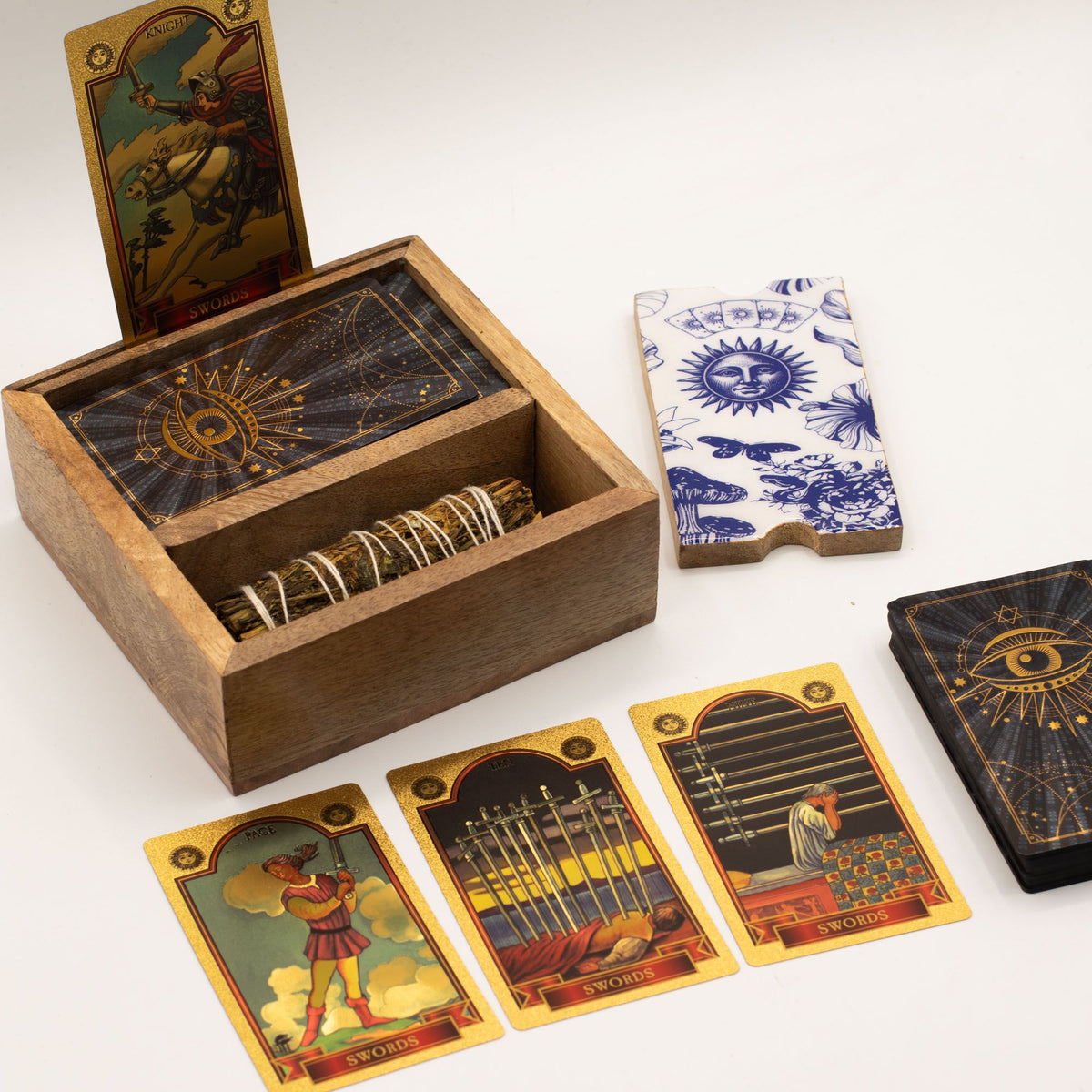 Triple Moon Tarot Box with Card Holder – view 5