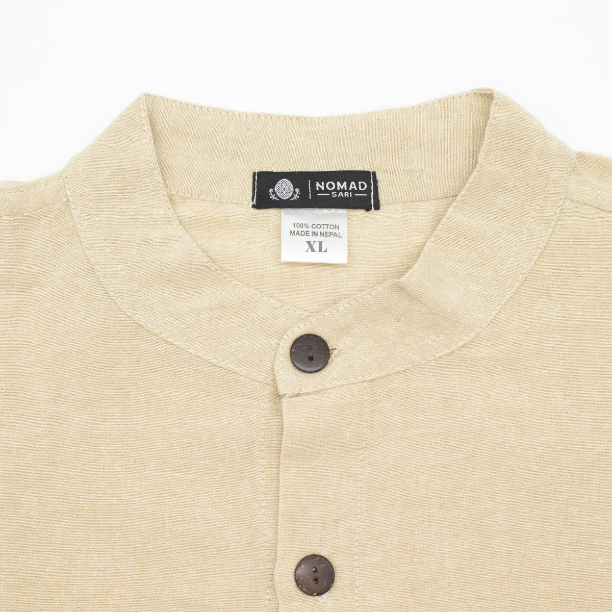 Nomad Sari Kathmandu Shirt - Stone - XL – view 5