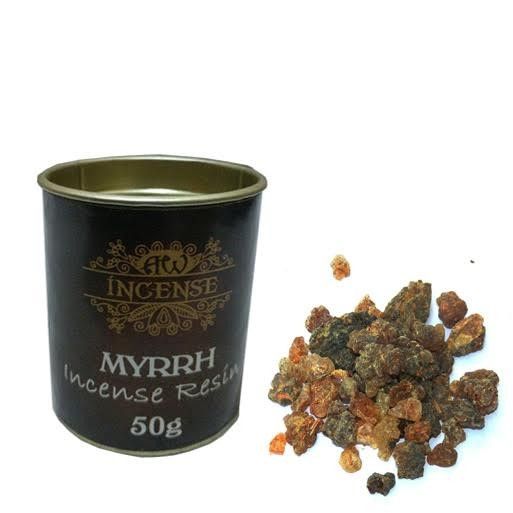 Myrrh Resin Incense 50g Tub – view 5