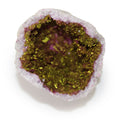 Pink & Gold Coloured Calcite Geode 8.5 x 6 cm