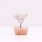 Mini Gemstone Tree on Orgonite Base, Rose Quartz