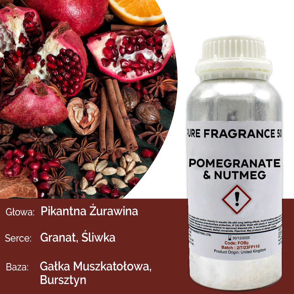 Pomegranate & Nutmeg Pure Fragrance Oil - 500ml – view 5
