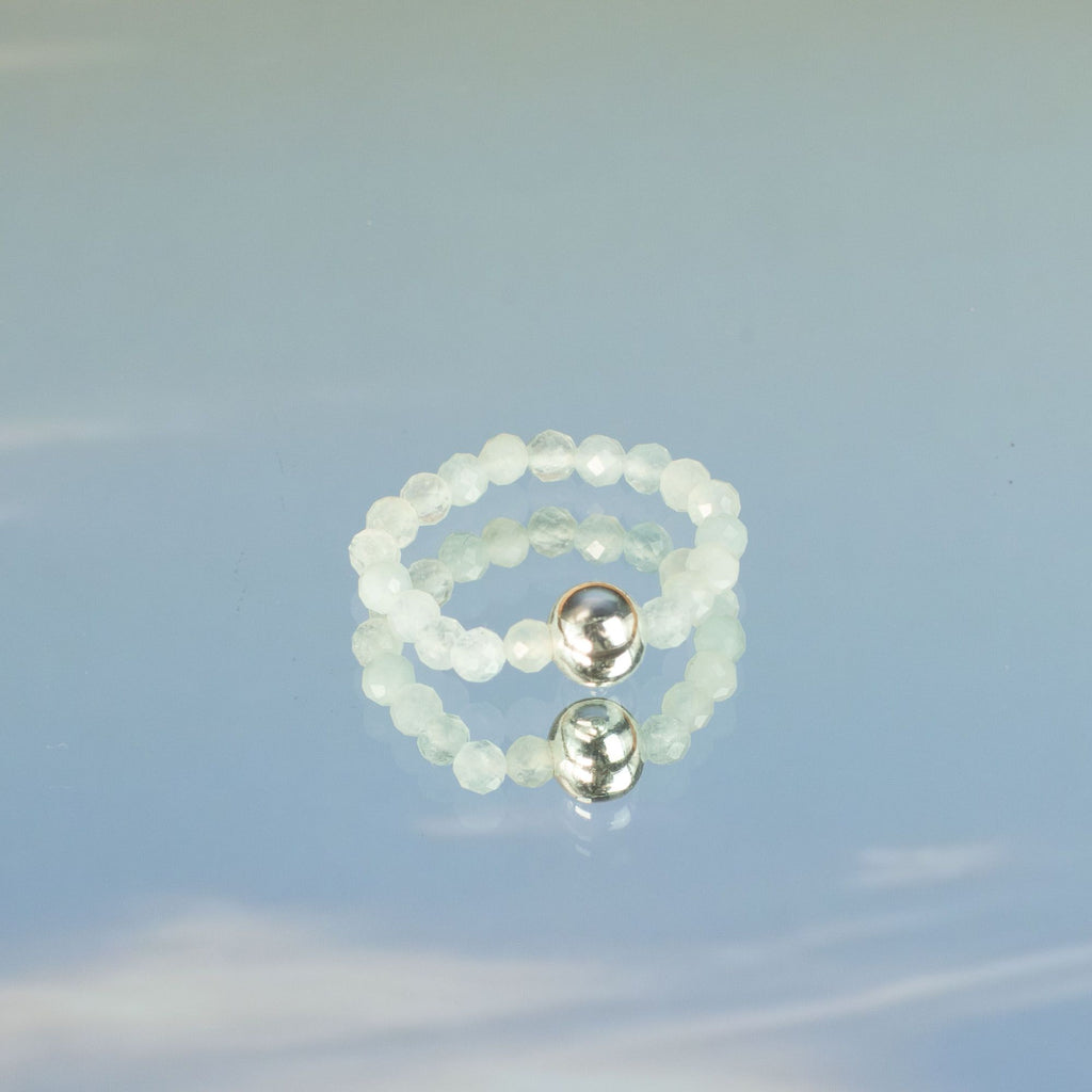 Nymph Gemstone Ring Set - Sea Sunset Sunstone & Tiger's Eye – view 7