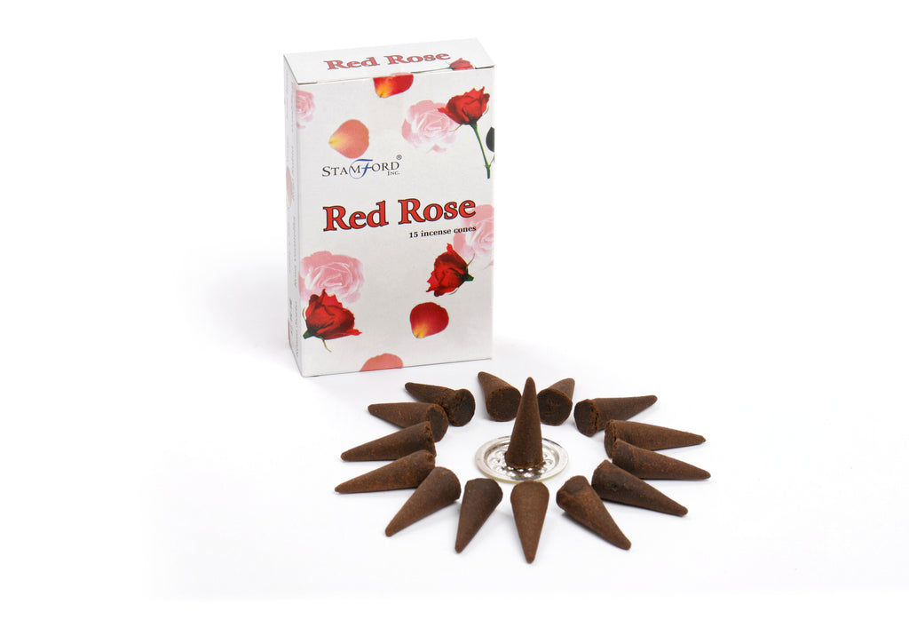 Stamford Red Rose Incense Cones – view 3