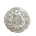 Selenite Chakra Charging Set of 7 Small Plates
