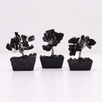 Mini Gemstone Tree on Orgonite Base, Black Agate – view 5