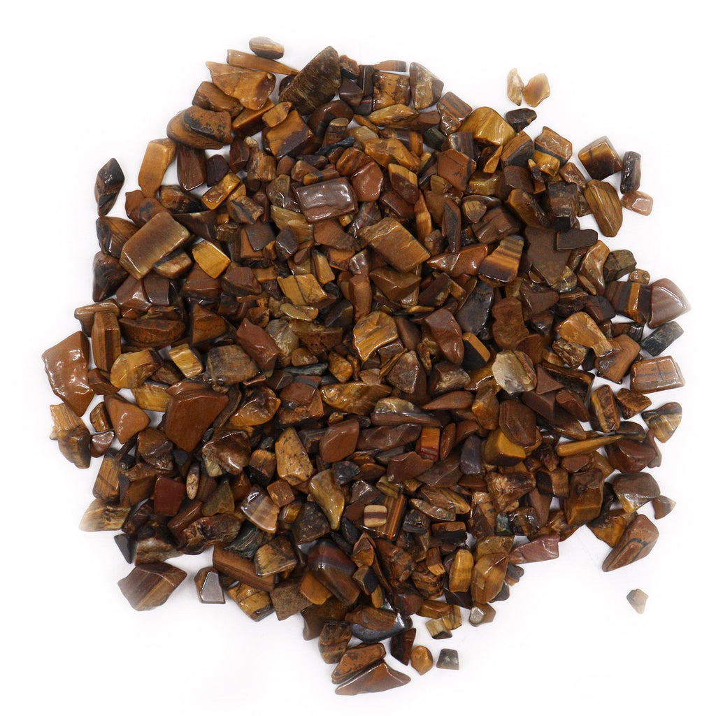 Tiger Eye Gemstone Chips - 1kg Bulk Bag – view 2