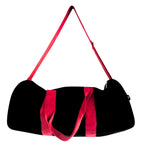 Don't Quit Gym Bag Black with Cherry Pink Handle