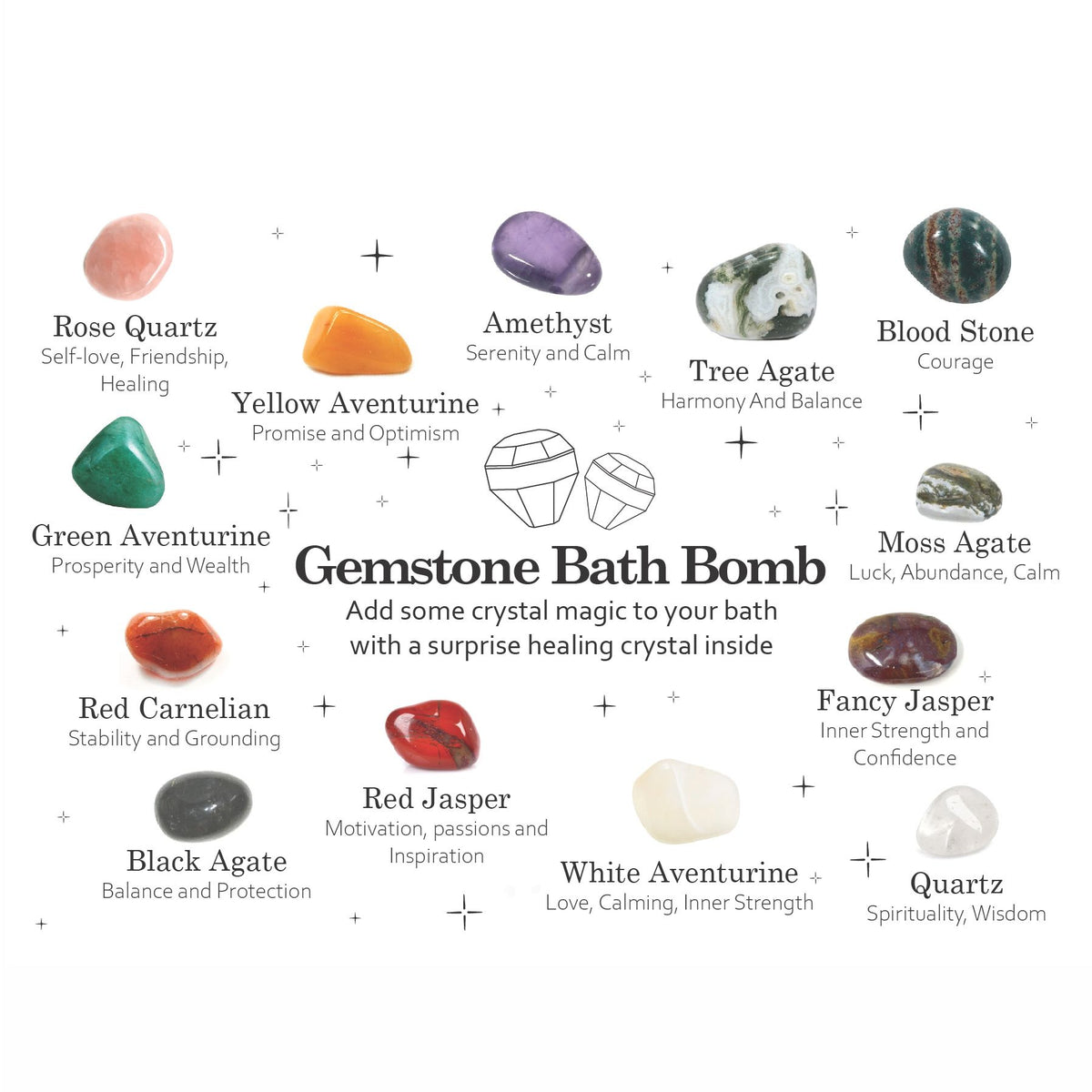 Gemstone Bath Bomb - Extreme Fragrance – view 2