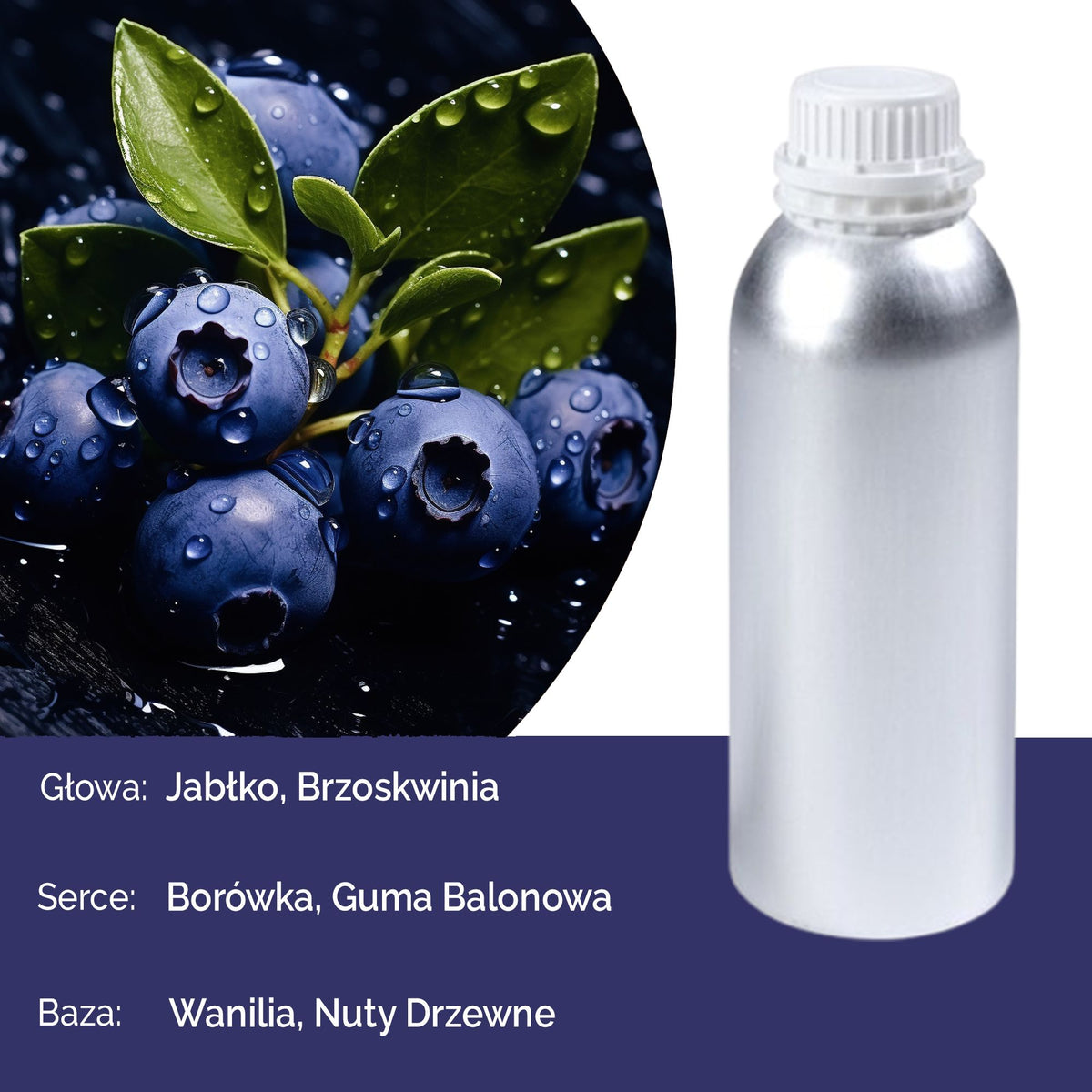 Blueberry Pure Fragrance Oil - 500ml