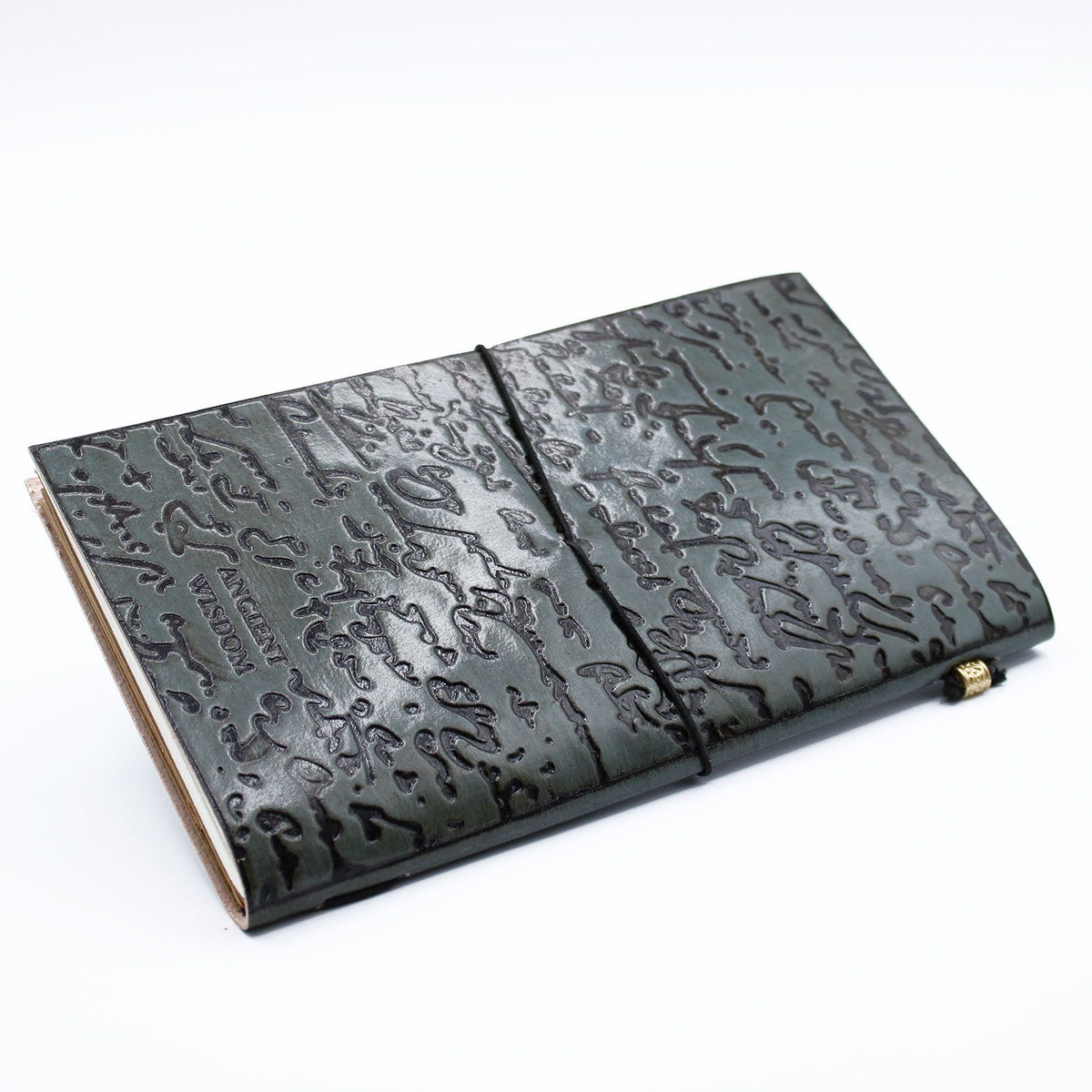 Leather Journal - Important Things To Do - Grey (80 pages) – view 2