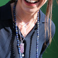 Tiger Eye Point Pendant Necklace